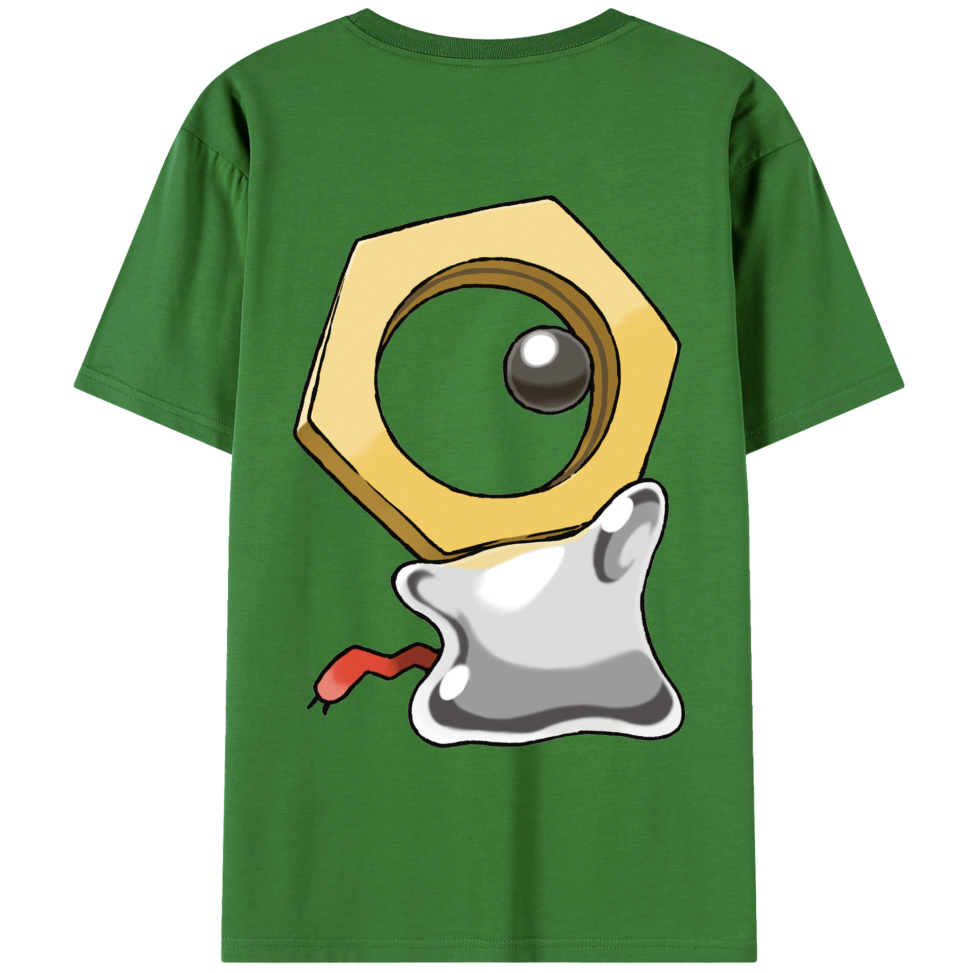 （画像用） ポケットモンスター Pokémon レディース半袖Tシャツ(バックプリント)